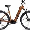 Cube Nuride Hybrid EXC 625 Allroad Caramel N Black Touring E-Bike Easy Entry