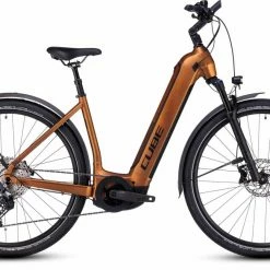 Cube Nuride Hybrid EXC 750 Allroad Caramel N Black Touring E-Bike Easy Entry