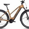 Cube Nuride Hybrid EXC 750 Allroad Caramel N Black Touring E-Bike Women