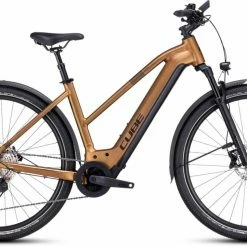 Cube Nuride Hybrid EXC 750 Allroad Caramel N Black Touring E-Bike Women