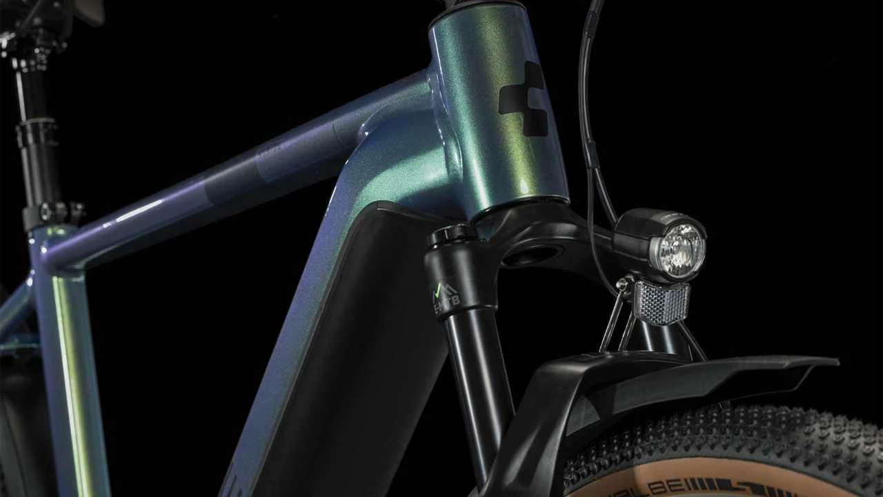 Cube Nuride Hybrid SLX 750 Allroad Verde N Black Touring E-Bike Men - Image 4