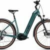 Cube Nuride Hybrid SLX 750 Allroad Verde N Black Touring E-Bike Easy Entry