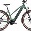 Cube Nuride Hybrid SLX 750 Allroad Verde N Black Touring E-Bike Women