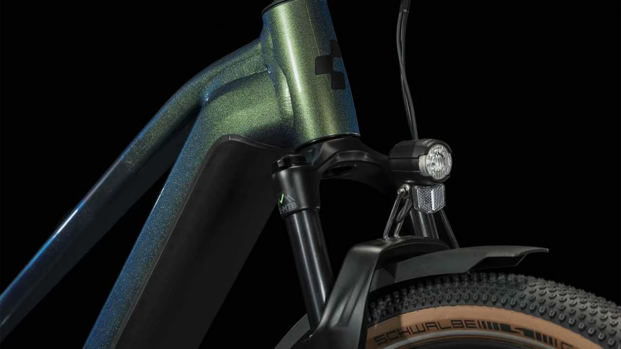 Cube Nuride Hybrid SLX 750 Allroad Verde N Black Touring E-Bike Women - Image 6