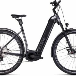 Cube Nuride Hybrid SLT 750 Allroad Grey N Metal Touring E-Bike Easy Entry