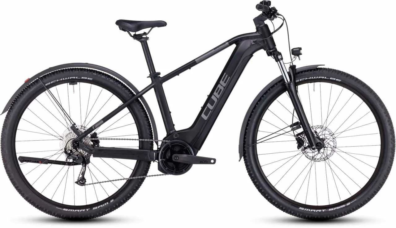 Cube Reaction Hybrid Performance 625 Allroad Black N Grey E-Bike Hardtail Mountainbike