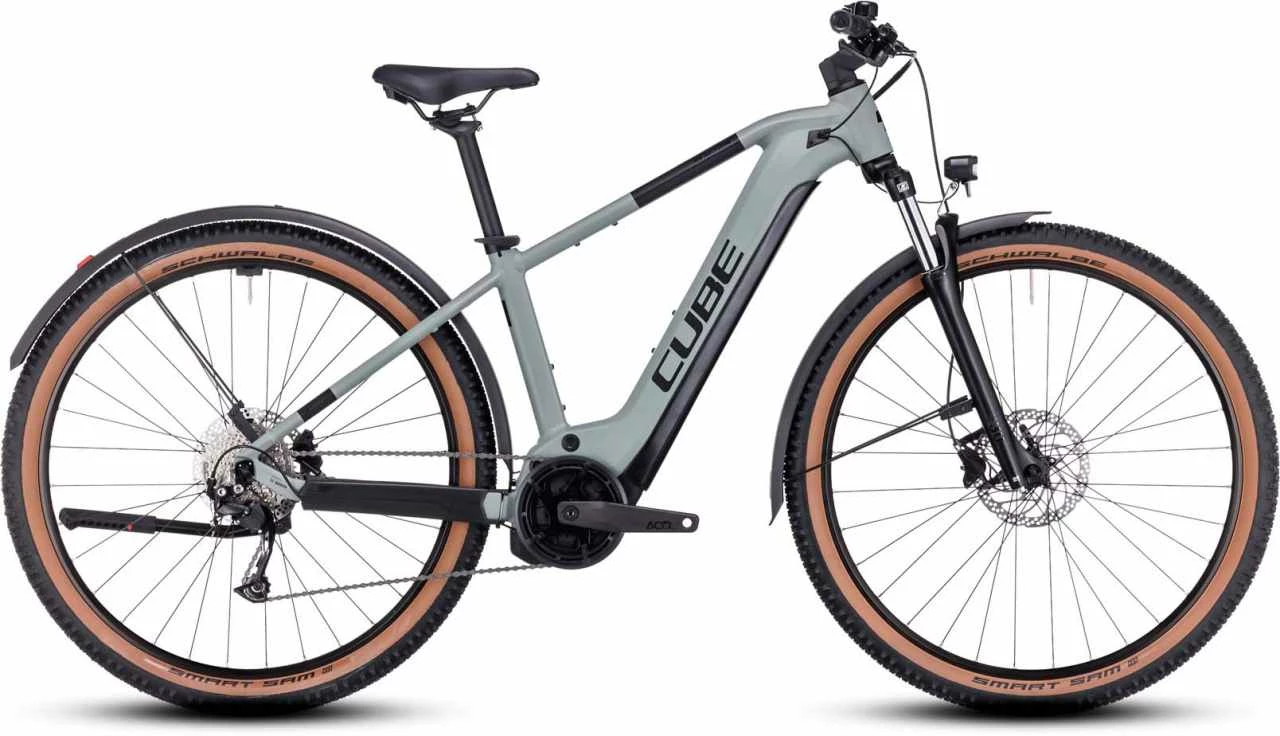 Cube Reaction Hybrid Performance 625 Allroad Swampgrey N Black E-Bike Hardtail Mountainbike