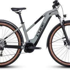 Cube Reaction Hybrid Performance 625 Allroad Swampgrey N Black Damen E-Bike Hardtail Mountainbike Women