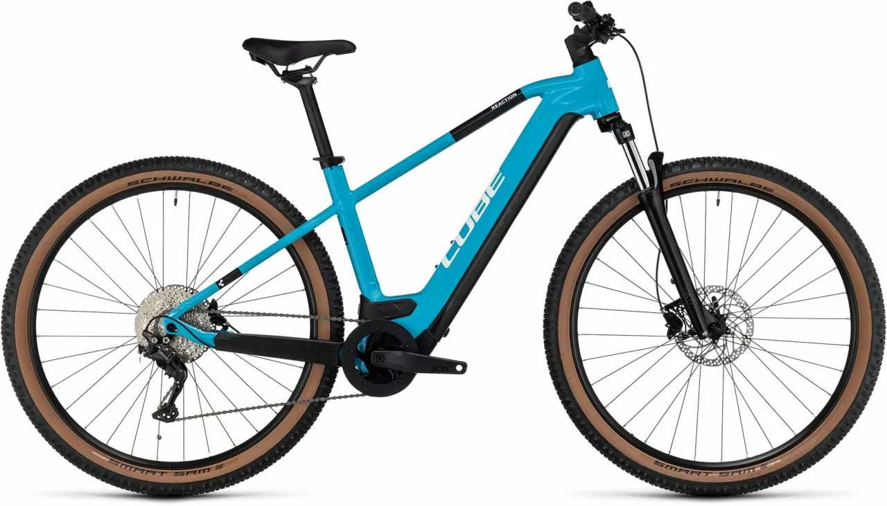 Cube Reaction Hybrid ONE 750 Skyblue N White E-Bike Hardtail Mountainbike