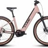 Cube Reaction Hybrid Pro 750 Blushrose N Silver E-Bike Hardtail Mountainbike Easy Entry