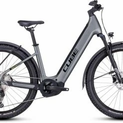 Cube Reaction Hybrid Pro 625 Allroad Flashgrey N Green E-Bike Hardtail Mountainbike Easy Entry