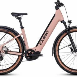 Cube Reaction Hybrid Pro 625 Allroad Blushrose N Silver E-Bike Hardtail Mountainbike Easy Entry