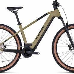 Cube Reaction Hybrid Race 750 Olive N Green E-Bike Hardtail Mountainbike