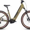 Cube Reaction Hybrid Race 750 Olive N Green E-Bike Hardtail Mountainbike Easy Entry