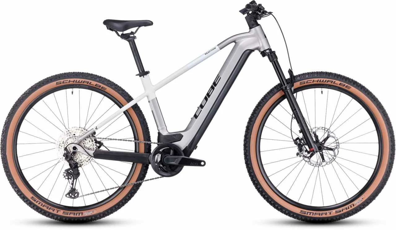 Cube Reaction Hybrid SLT 750 Silver N Cream E-Bike Hardtail Mountainbike