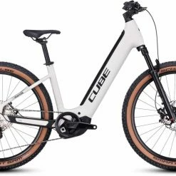 Cube Reaction Hybrid SLT 750 Silver N Cream E-Bike Hardtail Mountainbike Easy Entry