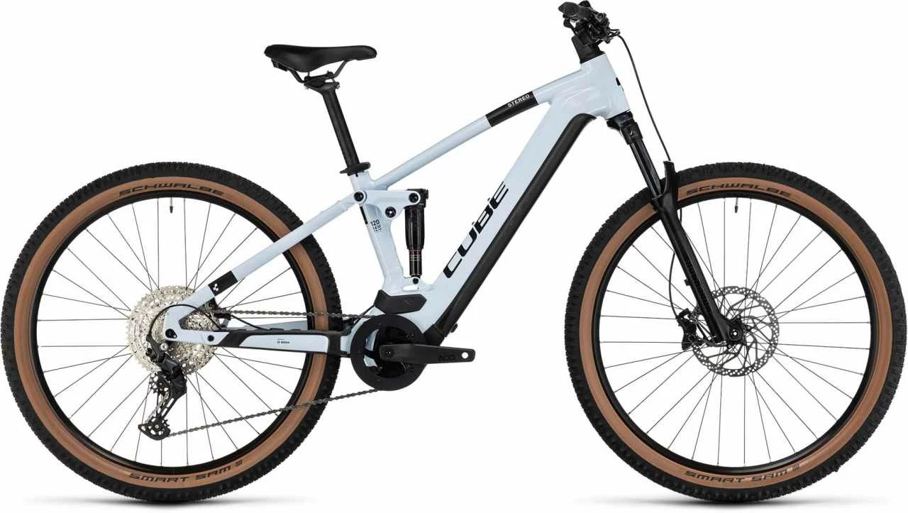 Cube Stereo Hybrid 120 Pro 750 Flashwhite N Black E-Bike Fully Mountainbike