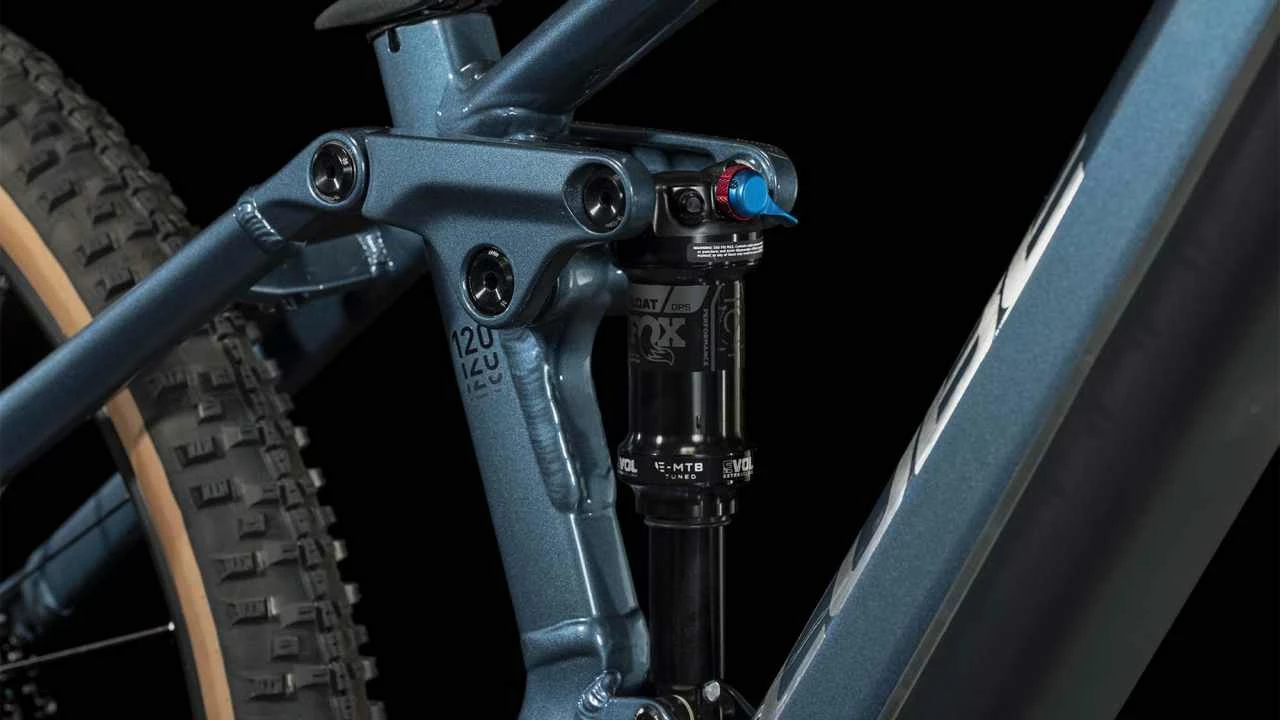 Cube Stereo Hybrid 120 Race 750 Petrolblue N Chrome E-Bike Fully Mountainbike - Image 4