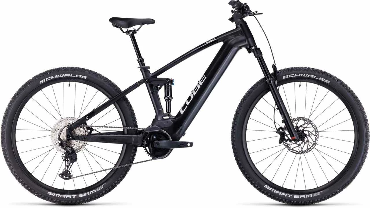 Cube Stereo Hybrid 120 SLX 750 Black N Metal E-Bike Fully Mountainbike
