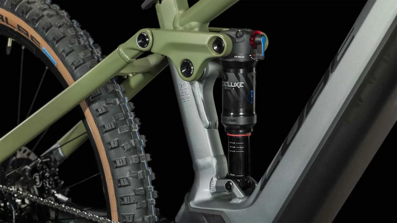 Cube Stereo Hybrid 120 TM 750 Flashgrey N Olive E-Bike Fully Mountainbike - Image 16