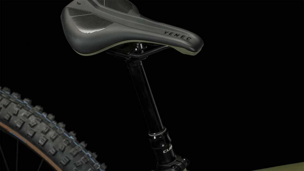 Cube Stereo Hybrid 120 TM 750 Flashgrey N Olive E-Bike Fully Mountainbike - Image 17