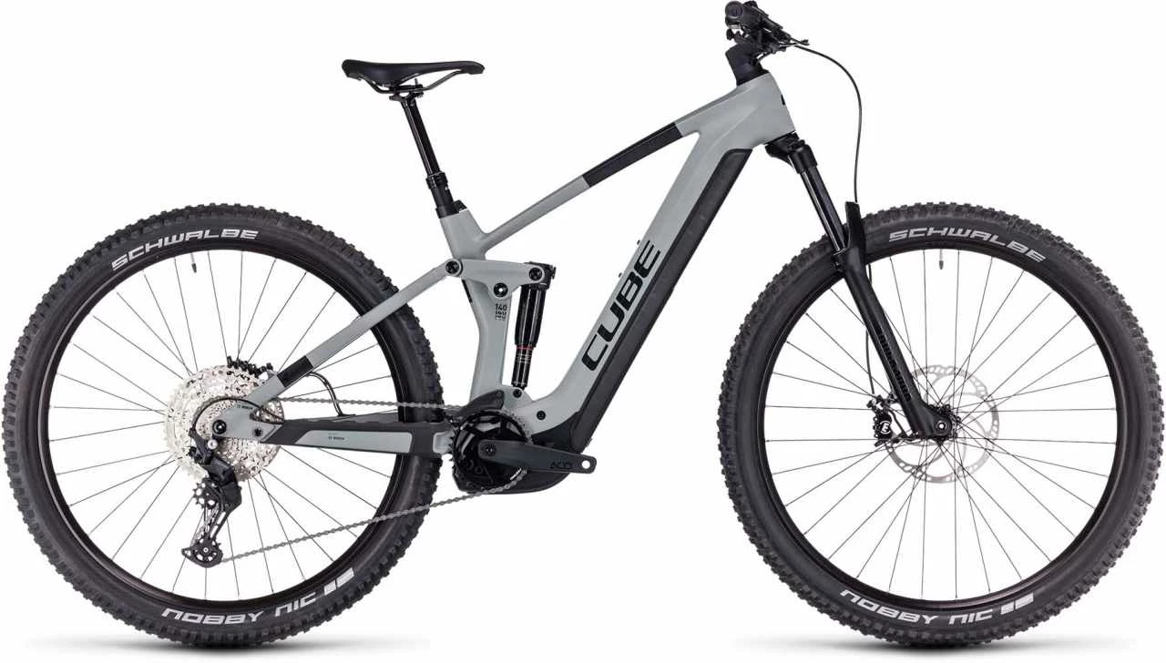 Cube Stereo Hybrid 140 HPC Pro 625 Swampgrey N Black E-Bike Fully Mountainbike