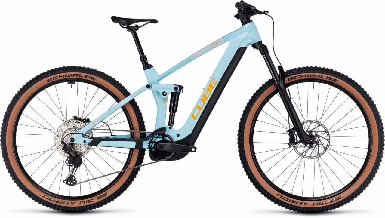 Cube Stereo Hybrid 140 HPC Race 625 Dazzle N Orange E-Bike Fully Mountainbike