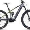 Cube Stereo Hybrid 140 HPC TM 750 Flashgrey N Olive E-Bike Fully Mountainbike