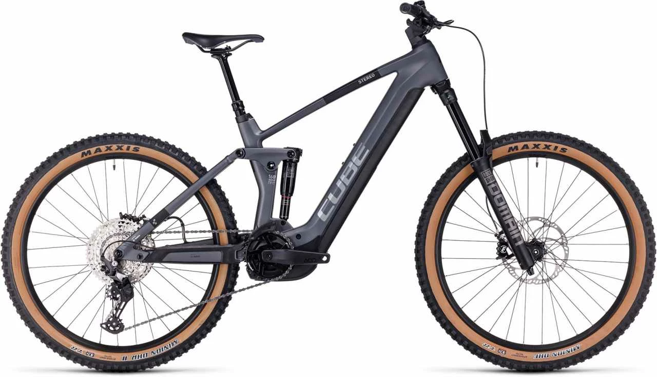 Cube Stereo Hybrid 160 HPC Race 625 27.5 Grey N Metal E-Bike Fully Mountainbike