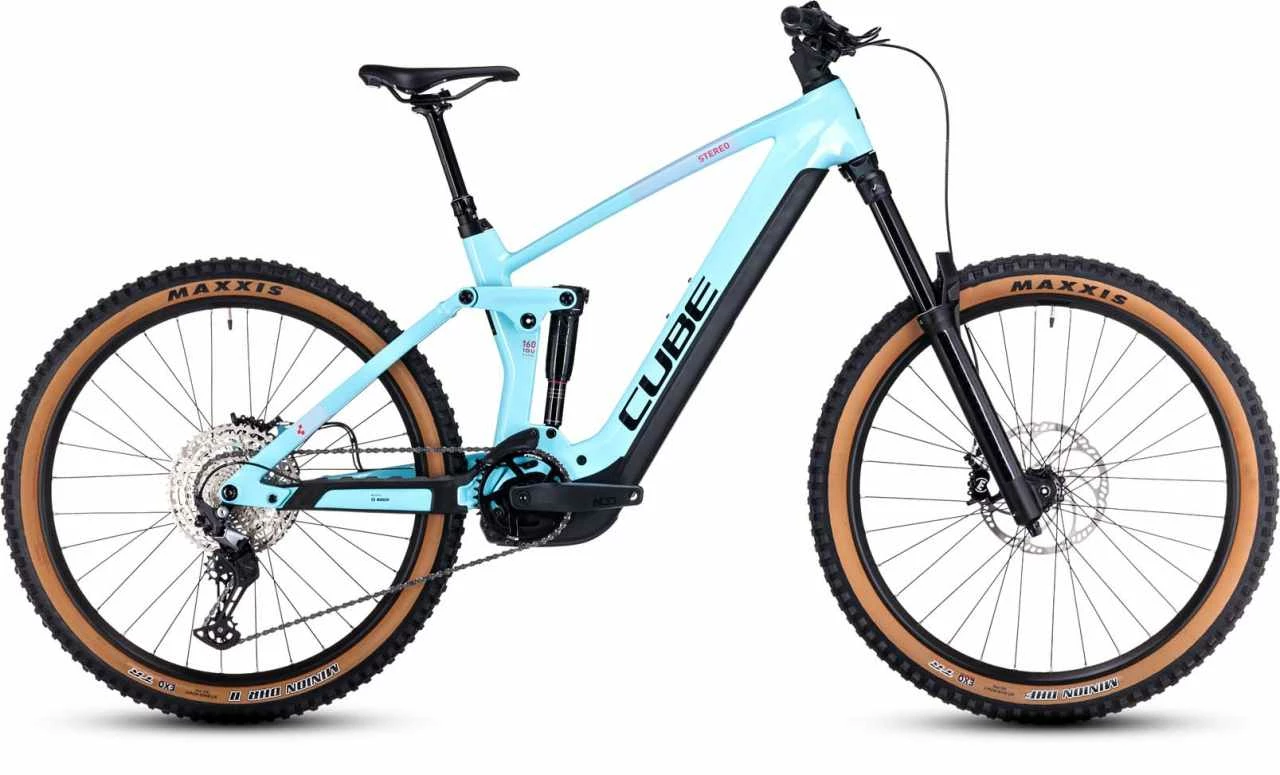 Cube Stereo Hybrid 160 HPC Race 750 27.5 Iceblue N Black E-Bike Fully Mountainbike