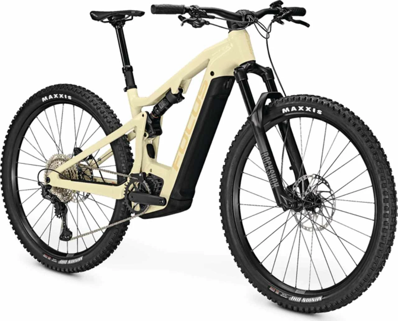 Focus THRON2 6.8 750 Wh Creme White E-Bike, Mountainbike Fully - Image 3