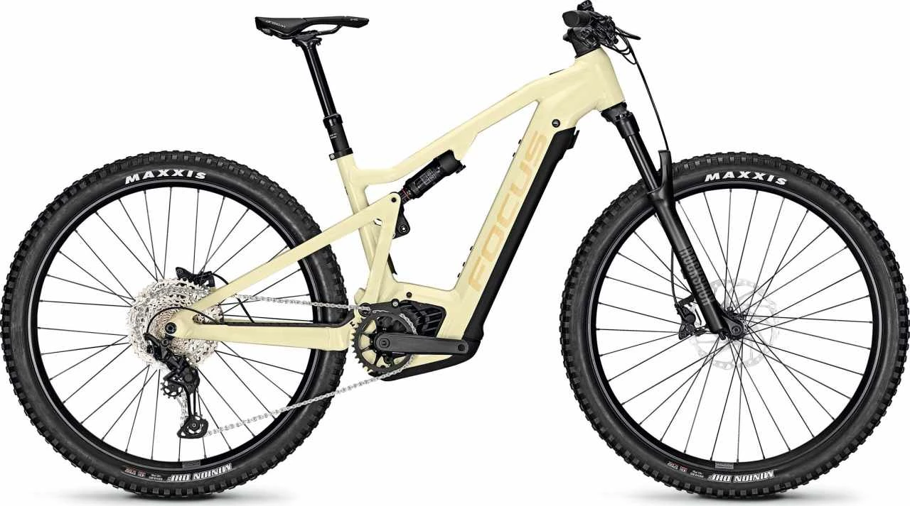 Focus THRON2 6.8 750 Wh Creme White E-Bike, Mountainbike Fully