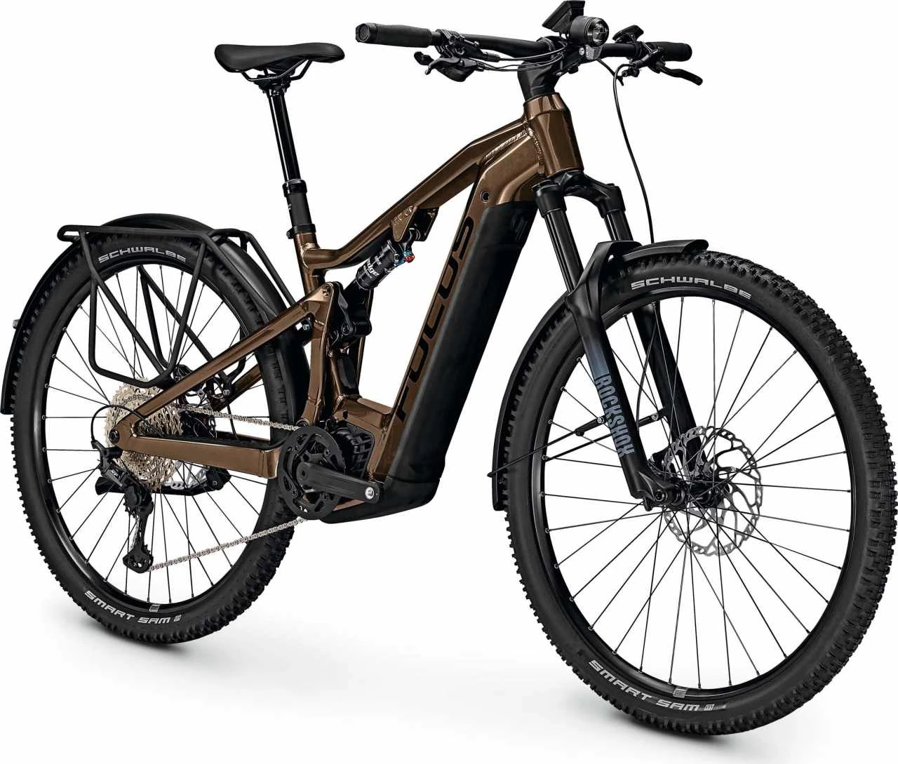Focus THRON2 6.8 EQP 750 Wh Gold Brown E-Bike, Mountainbike Fully - Image 2
