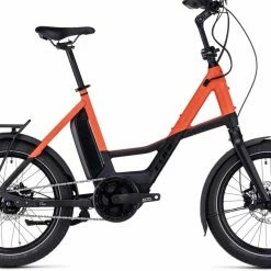 Cube Compact Hybrid 500 Black N Sparkorange Compact E-Bike