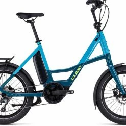 Cube Compact Sport Hybrid 500 Blue N Lime Compact E-Bike