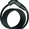 Abus Numero 5510C/180 BK SR Spiral Cable Lock