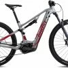 Ghost E-ASX 130 Universal AL Gray 2 / Riot Red Matt / Glossy E-Bike Fully Mountainbike