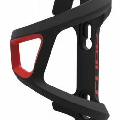 Cube HPP Left-Hand Sidecage Bottle Cage Black N Red