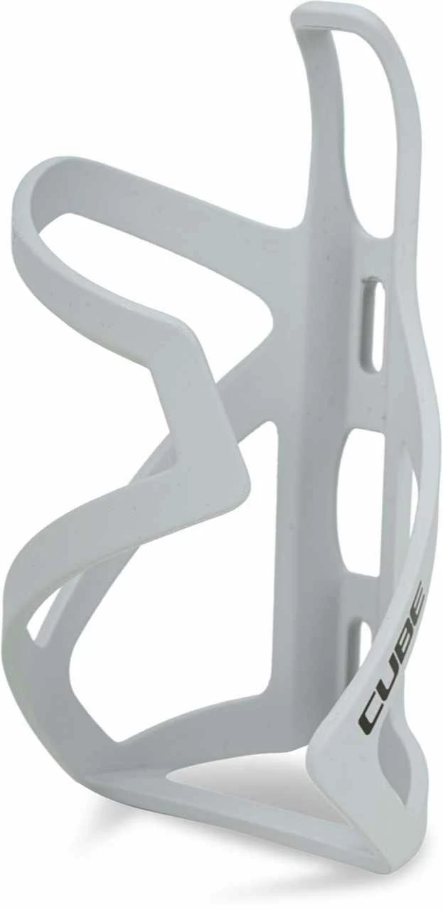 Cube HPP Sidecage Bottle Cage - Matt Light Grey´n´glossy Black