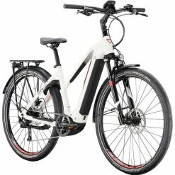 Conway Cairon T 3.0 625 Pearl White / Black Metallic Touring E-Bike Easy Entry